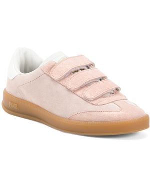 TJ Maxx Suede Monza Velcro Low Profile Sneakers For - Pink