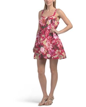 TJ Maxx Cora Mini Dress For Polyester - Red