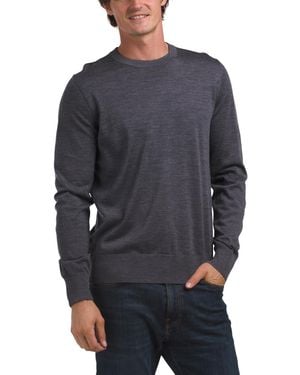 TJ Maxx Superfine Merino Wool Classic Sweater For - Gray