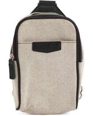 TJ Maxx The Capri Sling Bag, Leather - Gray