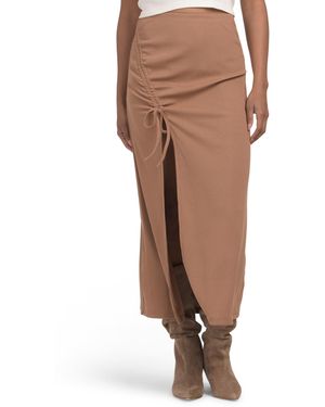 TJ Maxx Maxi Skirt For Polyester - Brown