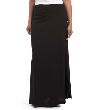 TJ Maxx Salmenda Woven Skirt For Polyester - Black