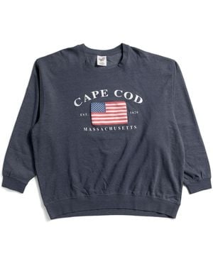 TJ Maxx Plus Cape Cod Sweatshirt For Cotton/Polyester - Blue