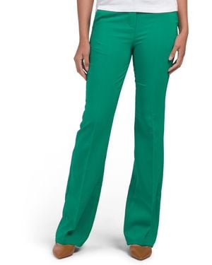 TJ Maxx Mini Flare Bootcut Dress Pants For Polyester - Green