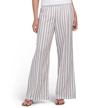 TJ Maxx Sita Wide Leg Pants, Cotton/Acrylic - White