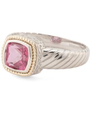 TJ Maxx 14Kt And Sterling Quartz Ring - Pink