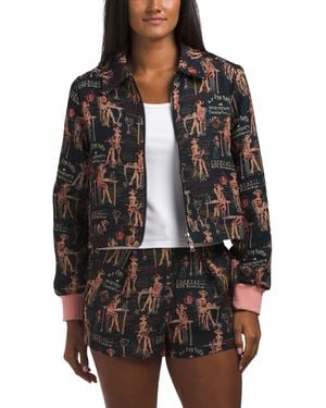 TJ Maxx Cocktail Hour Fitted Jacket For Spandex/Cotton/Polyester - Black