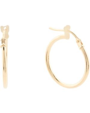 TJ Maxx 14K 8Mm Baby Hoop Earrings For - Metallic