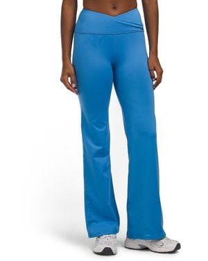 TJ Maxx Upf 50 Shaping High Stretch Flare Leggings, Nylon/Polyester - Blue