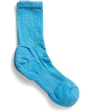 TJ Maxx Merino Wool Blend Hike Classic Light Cushion Crew Socks For Nylon/Merino Wool - Blue