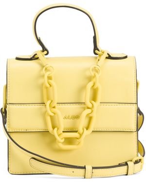 TJ Maxx Top Handle Satchel For Leather - Metallic