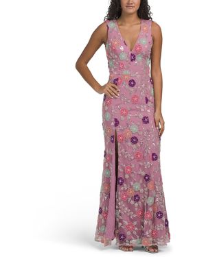 TJ Maxx Sandra Dress For Polyester - Purple