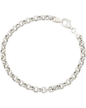 TJ Maxx Sterling Rolo Round Bracelet - Natural