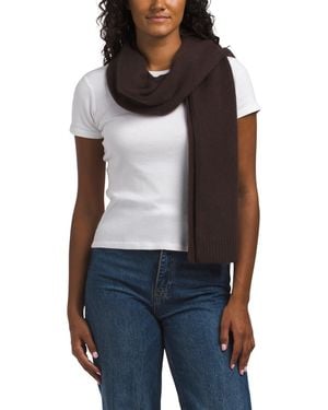 TJ Maxx Cashmere Overwash Scarf For - Blue