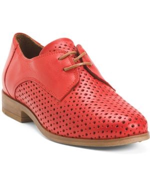TJ Maxx Leather Issa Flats For - Red