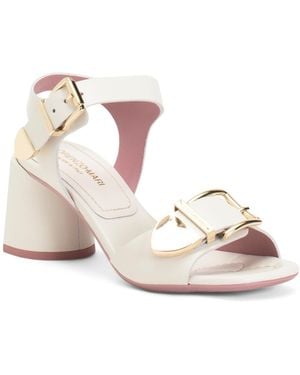 TJ Maxx Leather Wrapped Heeled Sandals For Leather - Pink