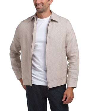 TJ Maxx Linen Blend Jacket For Cotton/Polyester/Linen - Gray