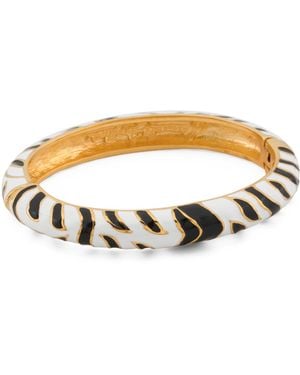 TJ Maxx Stripes Enamel Tiger Bracelet - Metallic