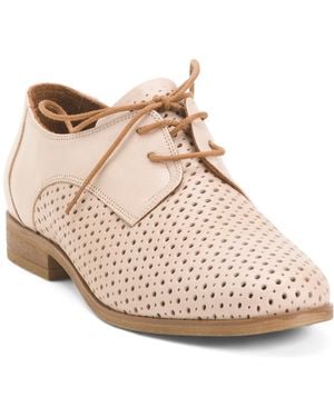 TJ Maxx Leather Issa Flats For - Natural