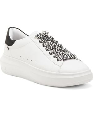 TJ Maxx Leather Adelia 01 Sneakers For - White