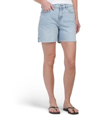 TJ Maxx Pieced Back Pocket Shorts For Spandex/Cotton/Polyester - Blue