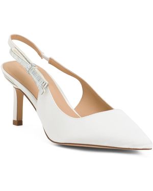 TJ Maxx Janie Bow Open Heels For - White