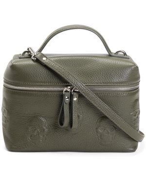 TJ Maxx Leather Multi Skull Vanity Case For - Green