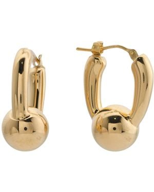 TJ Maxx 14Kt Ball Drop Earrings - Metallic