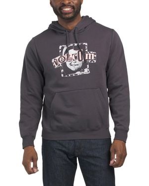 TJ Maxx Roundabout Graphic Pull Over Hoodie For Cotton/Polyester - Gray