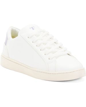 TJ Maxx Leather Lace Up Sneakers For - White