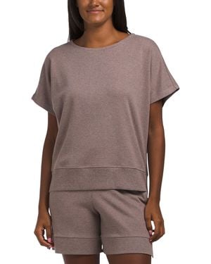 TJ Maxx Organic Cotton Airplane Dolman Sleeve Top For - Brown