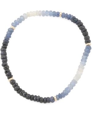 TJ Maxx 14Kt Shaded Sapphire Bead Bracelet - White