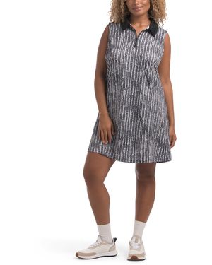 TJ Maxx Tiebreak Mini Dress For Spandex/Polyester - Gray