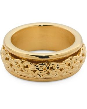 TJ Maxx 14Kt Byzantine Spinner Ring - Metallic