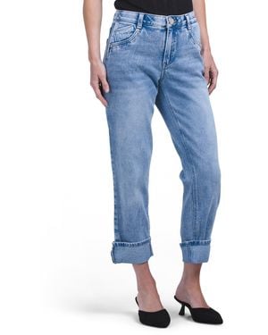 TJ Maxx Petie Ab Solution High Rise Jeans For Spandex/Cotton - Blue