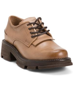 TJ Maxx Layton Low Heel Shoes For Leather - Brown