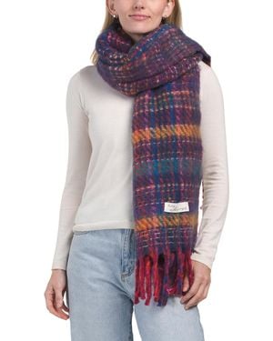 TJ Maxx Brush Scarf For Polyester - White