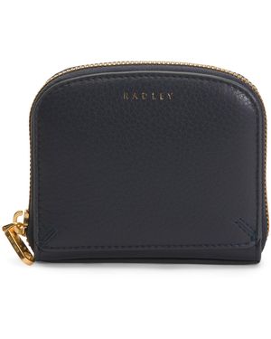 TJ Maxx Leather Dukes Place Medium Zip Around Wallet For Leather - Blue