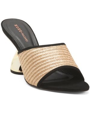 TJ Maxx Thea Sandals For Leather - Black