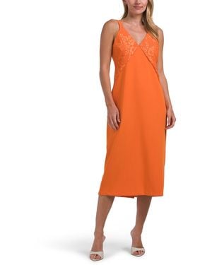 TJ Maxx Calabria Dress For Nylon/Spandex/Polyester - Orange