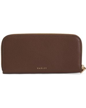 TJ Maxx Leather Authentic Small Zip Around Wallet For Leather - Brown