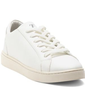 TJ Maxx Lace Up Sneakers For Leather - White
