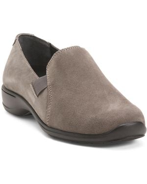 TJ Maxx Suede Extra Wide Slide - Brown