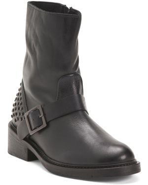 TJ Maxx Leather Wenona Boots For - Black
