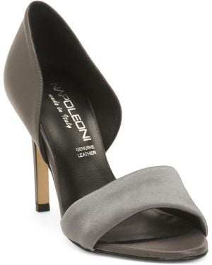 TJ Maxx Leather Heeled Sandals For - Gray
