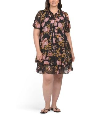 TJ Maxx Plus Marabella Dress For Polyester - Multicolor