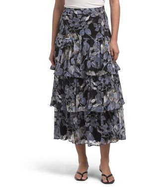 TJ Maxx Maya Maxi Skirt For Polyester - Multicolor