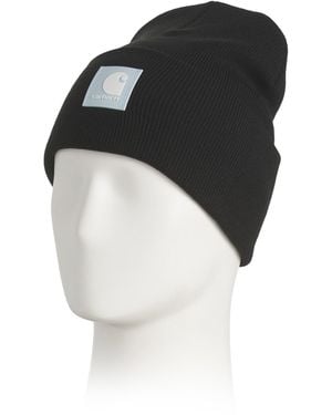 TJ Maxx Knit Rubber Patch Beanie For Acrylic - Black