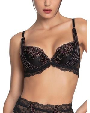 TJ Maxx Charme Secret Luxury Padded Bra For Nylon/Polyester - Black
