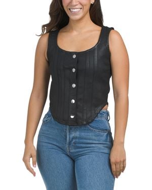 TJ Maxx Denim Vest, Cotton - Blue